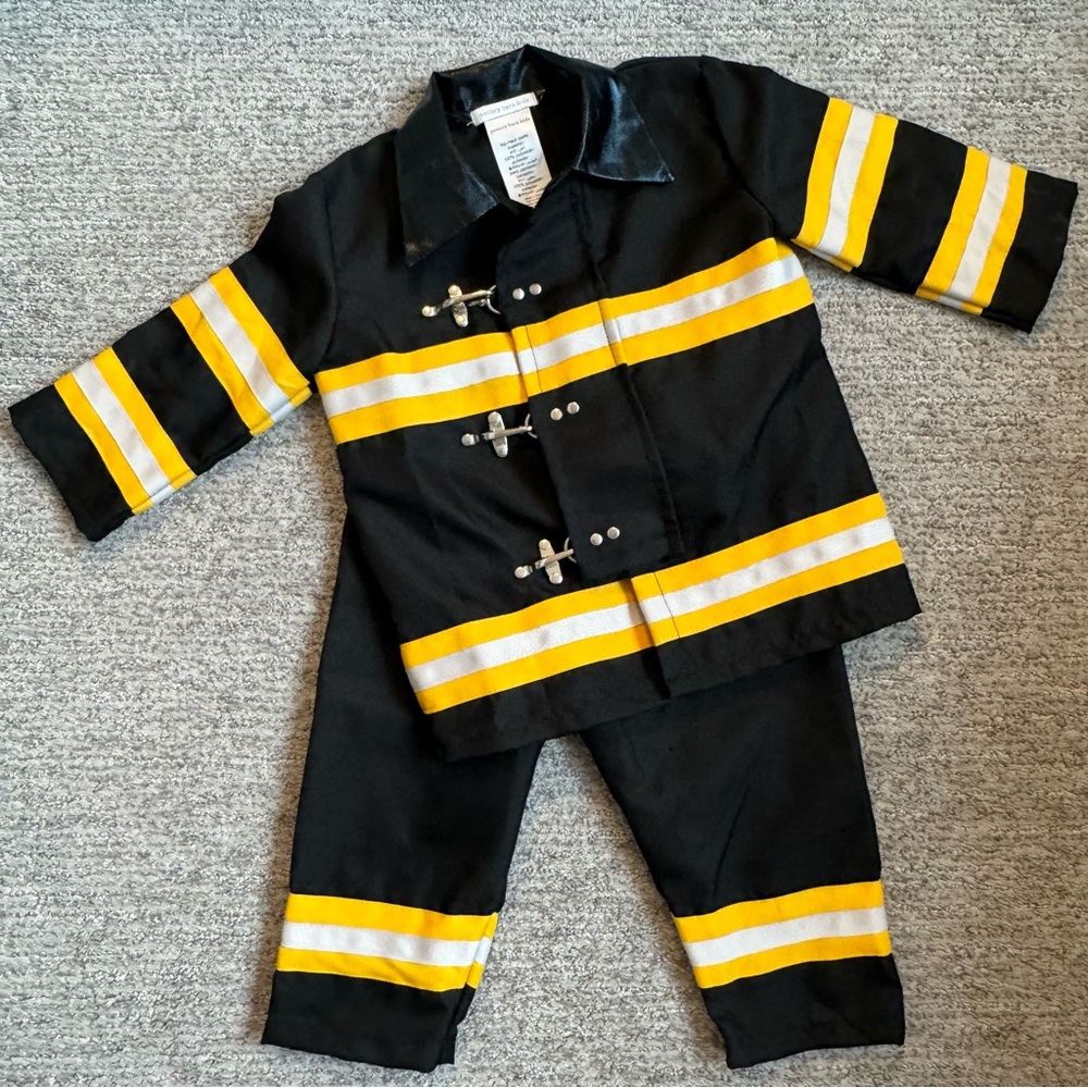 Fireman costume from Pottery Barn, size 2T